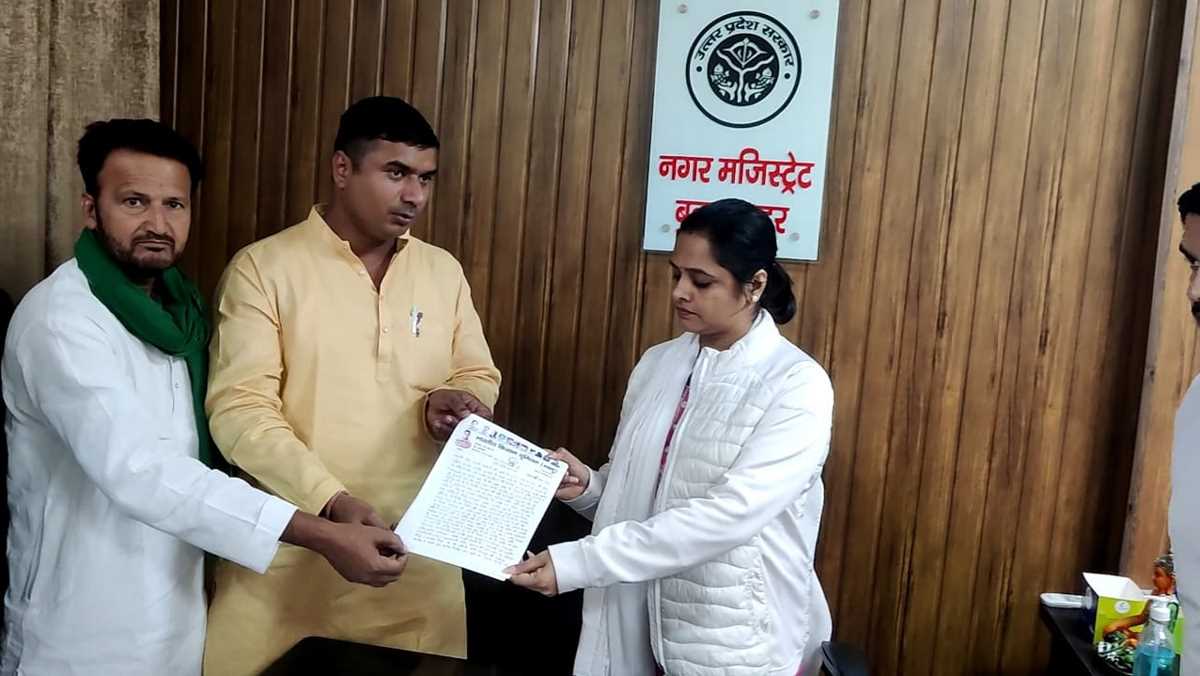 भू माफियाओं के खिलाफ भारतीय किसान यूनियन भानु ने दिया शिकायती पत्र